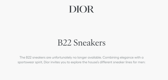 Where to find Dior B22 sneakers
